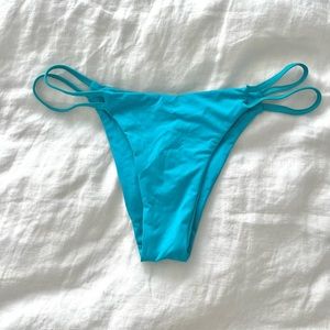 TAVIk teal itsy bikini bottom XS